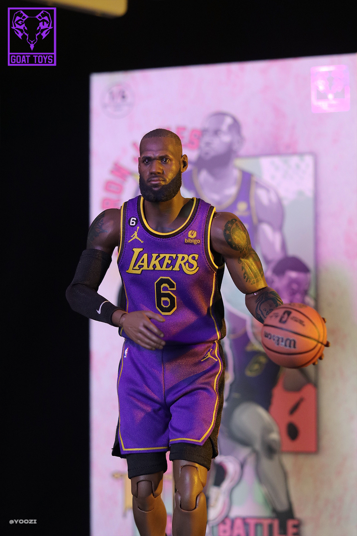 PRE-ORDER Goat Toys Studio - NBA LeBron James Opener Night Set 1/6