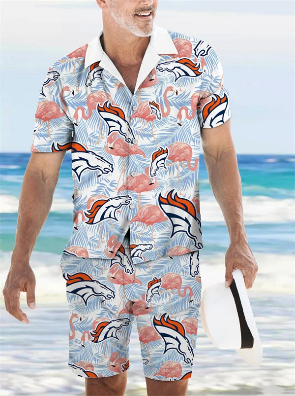 Denver Broncos
Limited Edition Hawaiian Shirt And Shorts Two-Piece Suits