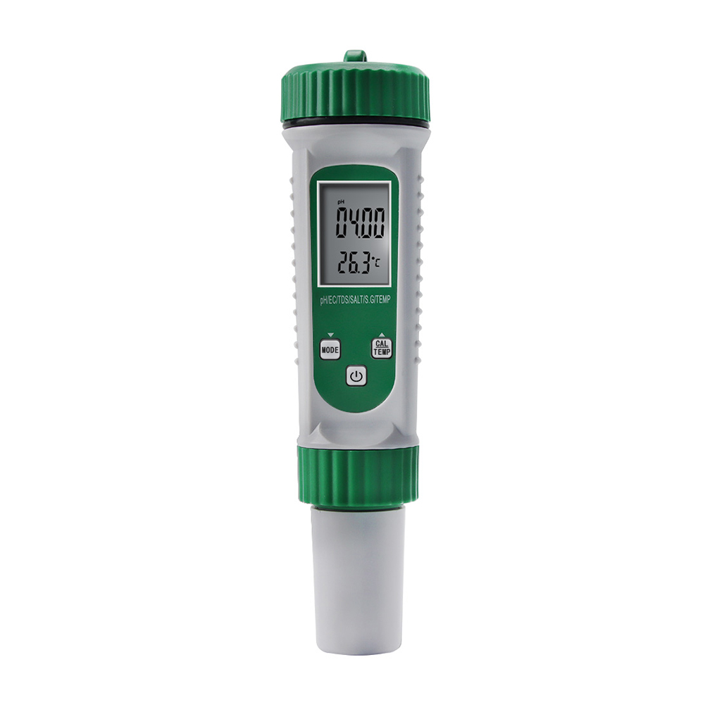 6 in 1 Water Quality Tester Portable pH EC S.G Salt Temperature Detector, 501 Original
6 in 1 Water Quality Tester Portable pH EC S.G Salt Temperature Detector, 501 Original