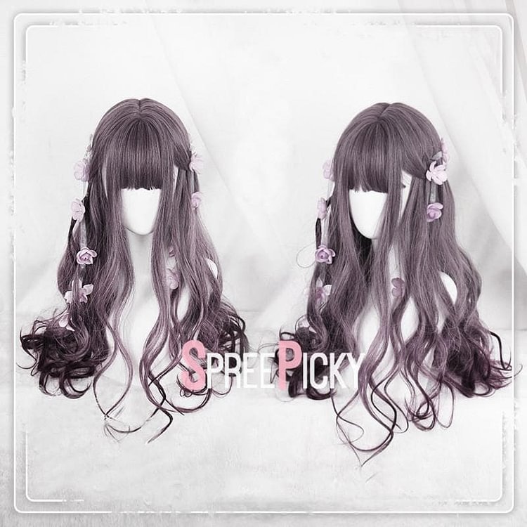 Brown Pastel Gradient Lolita Curly Wig SP179081