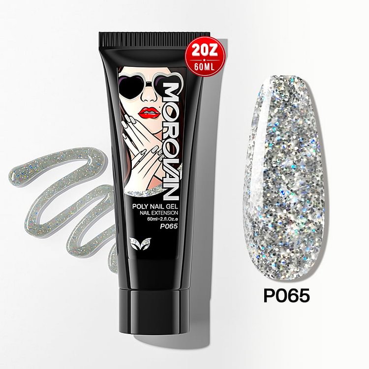 Starry Glitter Poly Nail Gel 60ml