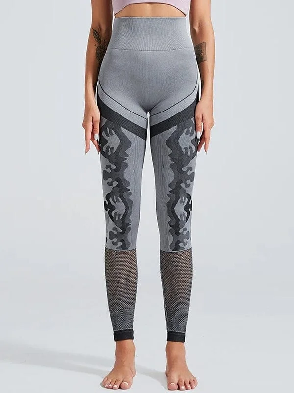 Sports Legging With Extra High Belt