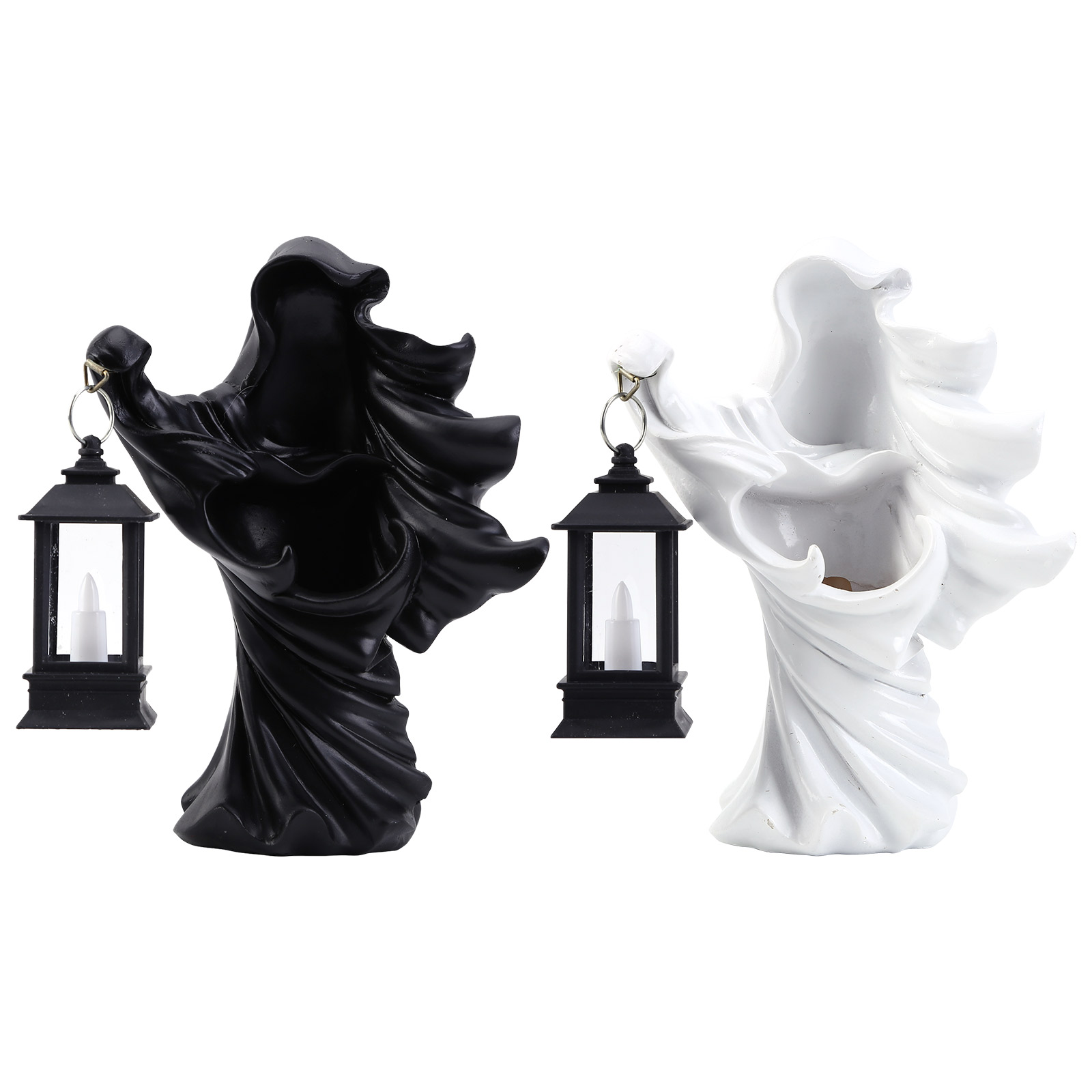 Hell Messenger Lantern Solar Halloween Sculpture Ghost Light Statue Decor, White, 501 Original
Hell Messenger Lantern Solar Halloween Sculpture Ghost Light Statue Decor, White, 501 Original