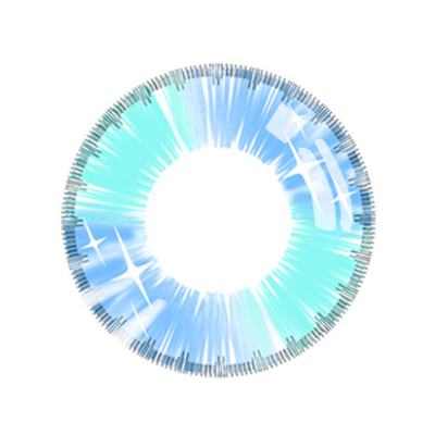 Princess Moon Kawaii Sparkle Blue Contact Lenses BE1203