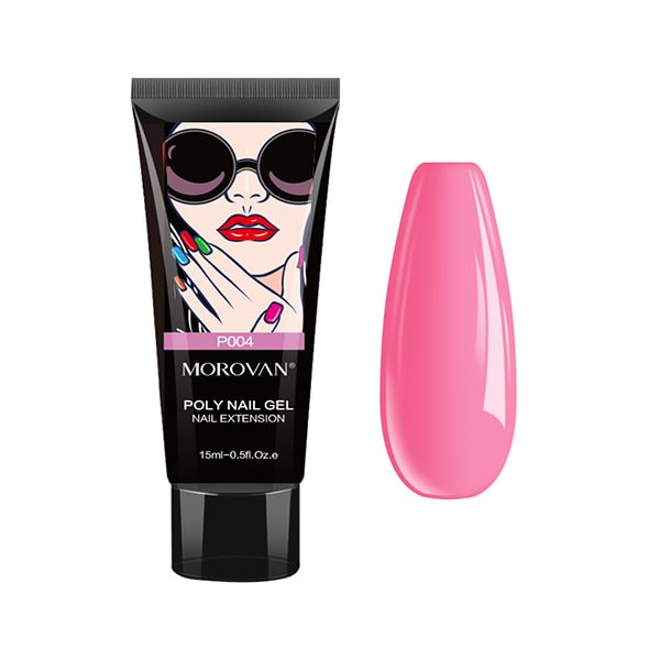 Morovan Rose Pink Poly Nail Gel P004