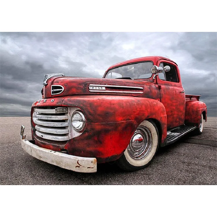 Car Full Drill Diamond Painting 30X40CM(Canvas) gbfke