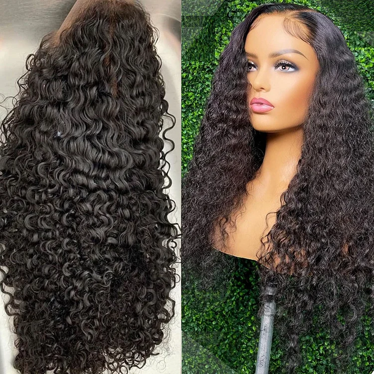 Melting! Curly Swiss HD Undetectable Lace 13x4 Lace Frontal Wig