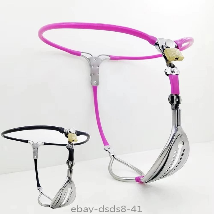 pornhint Pornhint Stainless Female Chastity Belt Invisible Silicone Waist Chastity Device New BDSM