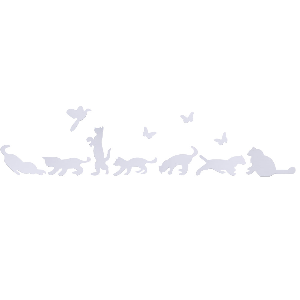 12pcs 3D Cartoon Cat Mirror Wall Stickers for Home Bedroom Wall Decoration, 501 Original
12pcs 3D Cartoon Cat Mirror Wall Stickers for Home Bedroom Wall Decoration, 501 Original