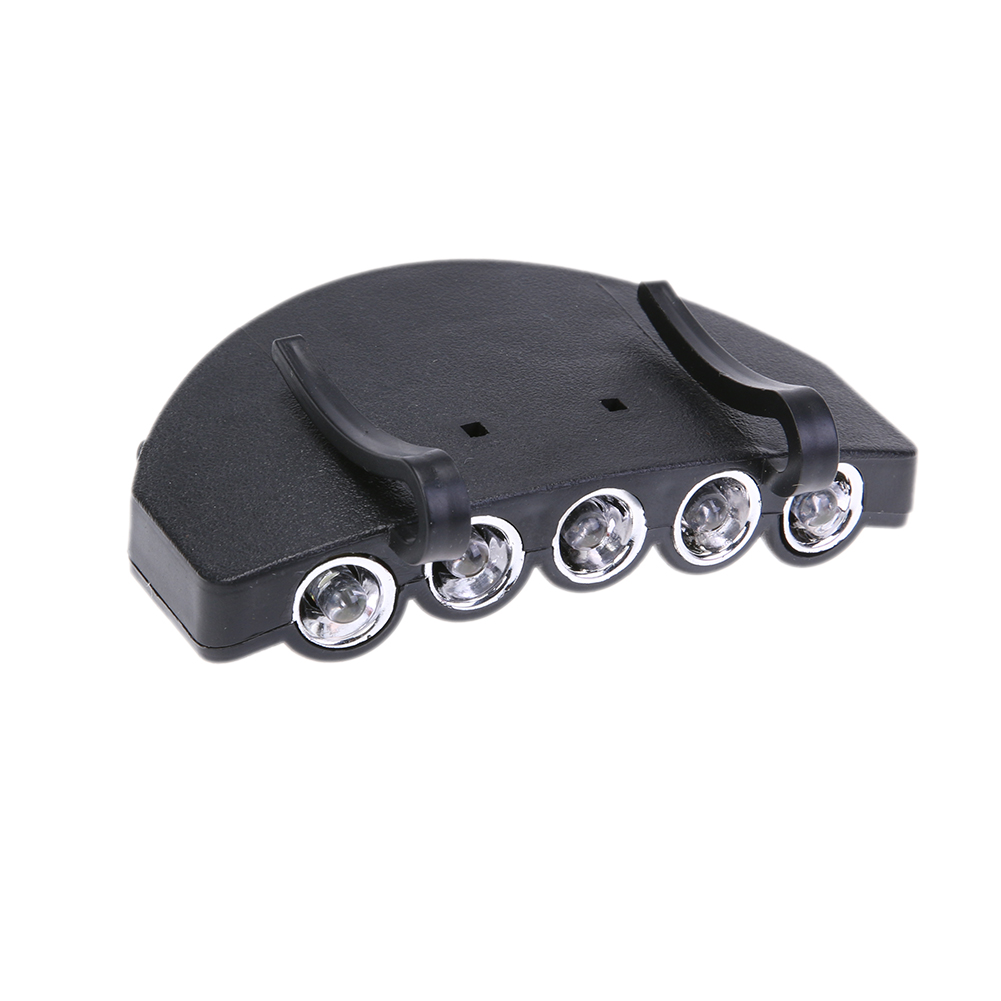 Clip-on Cap Hat Lamps 5 LED Headlamp Flashlight Camping Fishing Head Light, 501 Original
Clip-on Cap Hat Lamps 5 LED Headlamp Flashlight Camping Fishing Head Light, 501 Original
