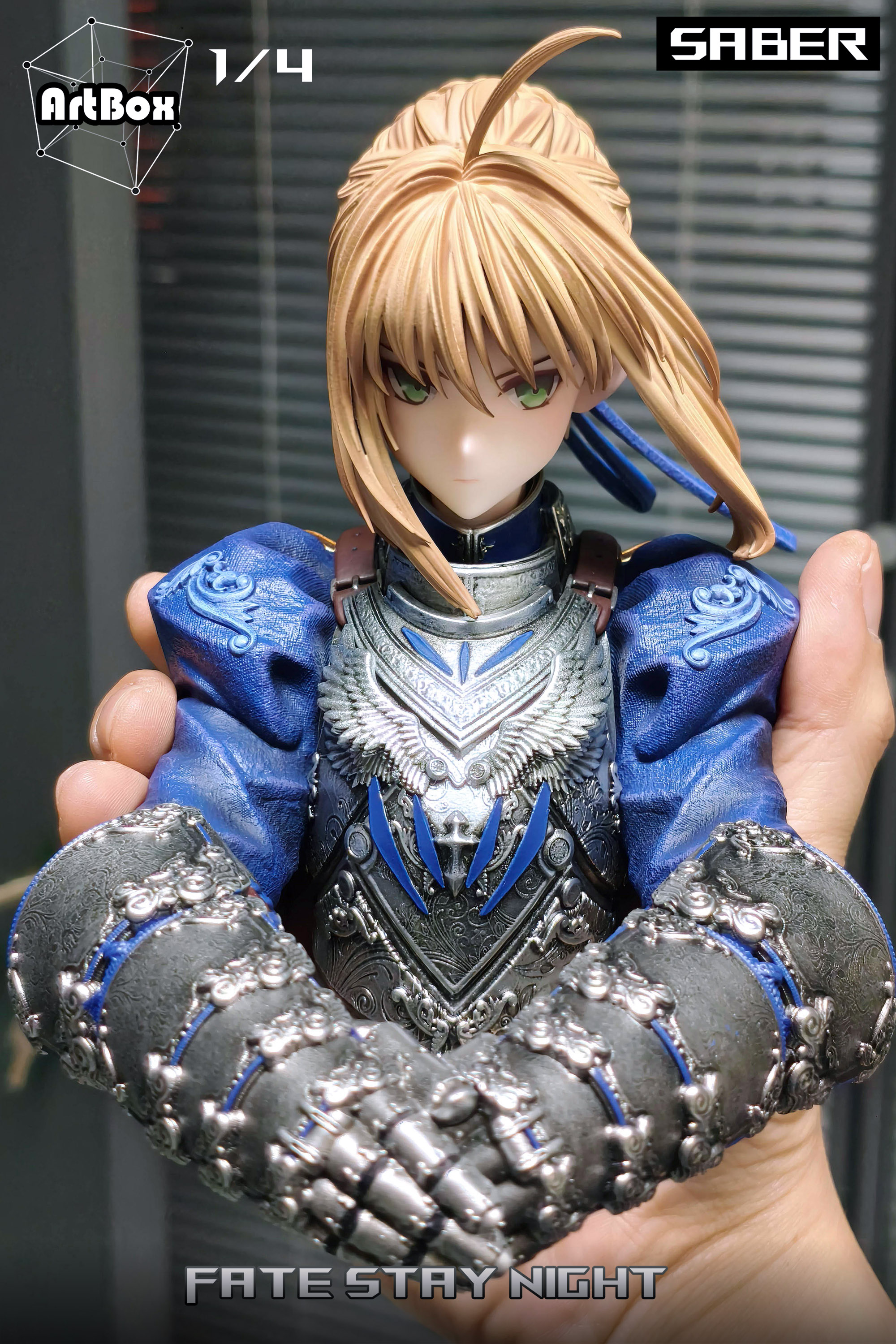 Fate　セイバー　アルトリア　ガレージキット　1/4　フィギュア　ArtBox ArtBox Studio - Fate Saber Artoria Pendragon 1/4 Statue(GK)