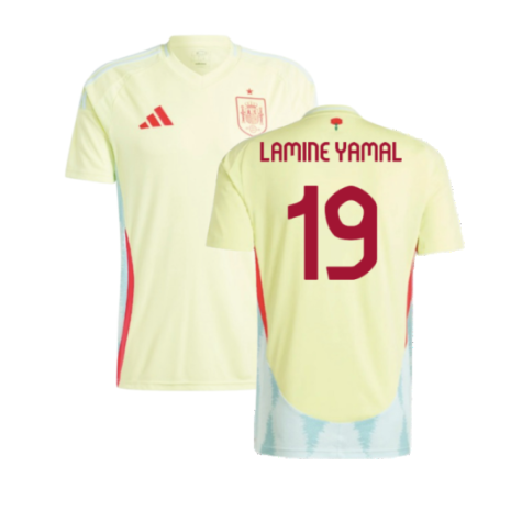 Spain Lamine Yamal 19 Away Shirt Kit Euro 2024
