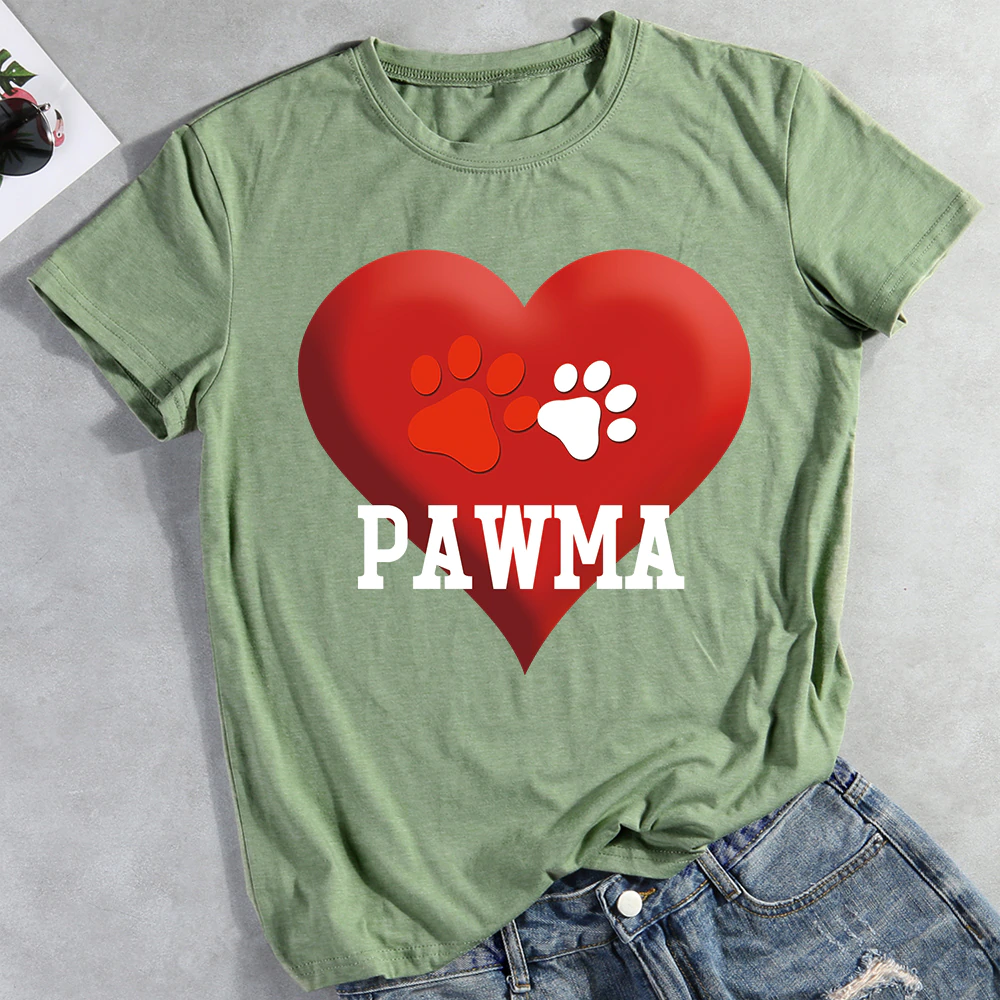 Pawma Meaning Dog Lovers T-shirt Tee -013860-Guru-buzz