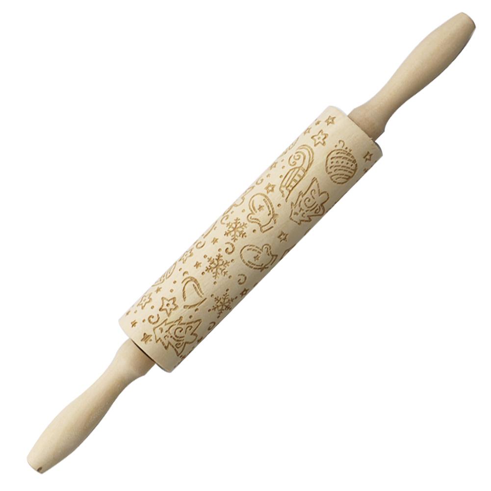 Christmas Elk Printing Rolling Pin Laser Engraving Embossing Wood Stick (4, 501 Original
Christmas Elk Printing Rolling Pin Laser Engraving Embossing Wood Stick (4, 501 Original