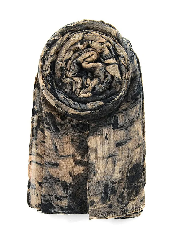 Women's Vintage Multicolor Scarf Tied Ankara Head Wrap