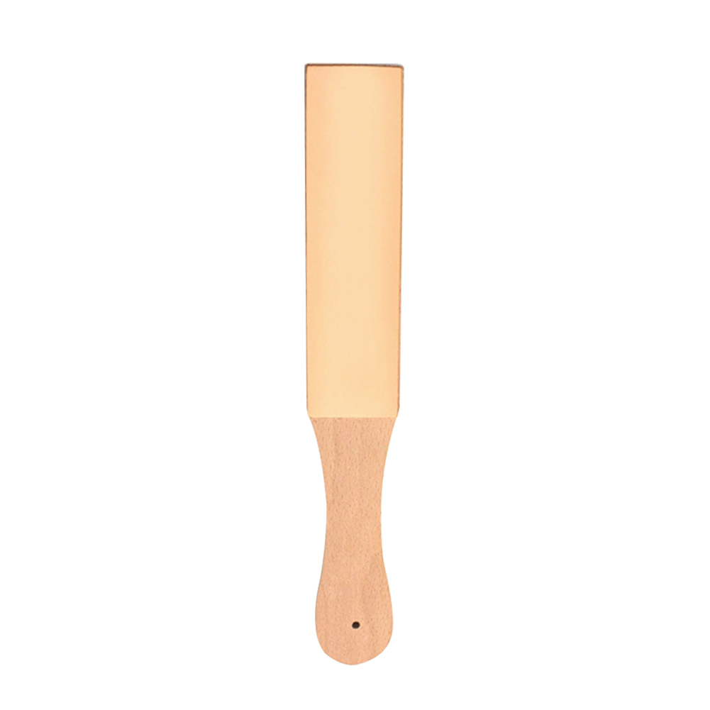 Wooden Handle Double Sided Leather Sharpening Polishing Board for Knives, 280mm, 501 Original
Wooden Handle Double Sided Leather Sharpening Polishing Board for Knives, 280mm, 501 Original