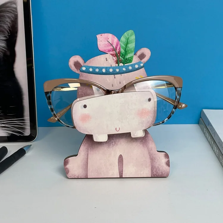 Glasses Holder Stand Gift - Hippo[Dolly]