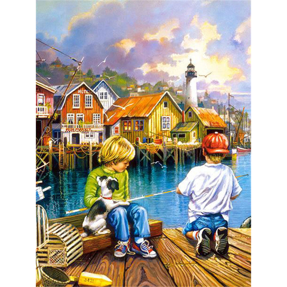 Fishing Children - Round Drill Diamond Painting - 30*40CM, Round diamond 30*40cm, 501 Original
Fishing Children - Round Drill Diamond Painting - 30*40CM, Round diamond 30*40cm, 501 Original