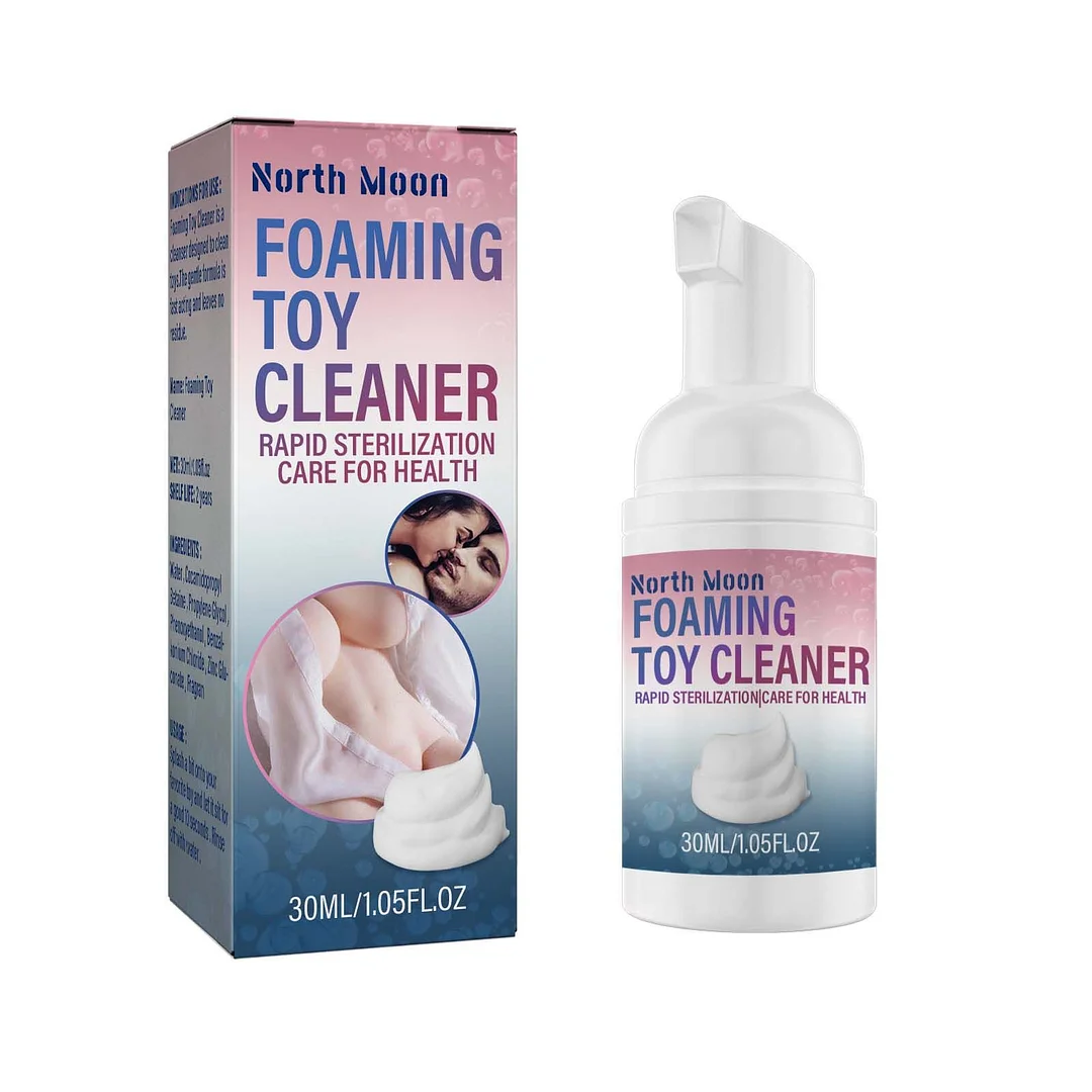 North Moon Sex Toy Foam Cleaner - Rose Toy
