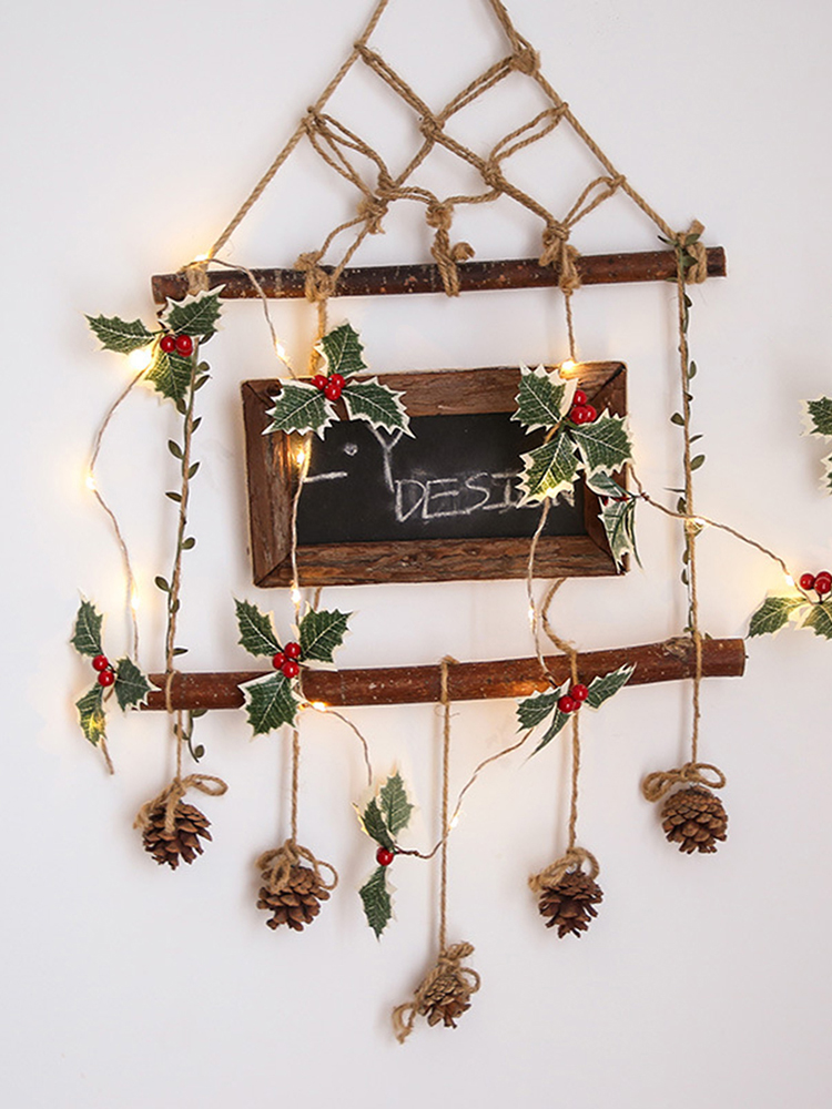 Christmas Pine Needles Cones Red Fruit Copper Wire LED Night Lights Strings, 501 Original
Christmas Pine Needles Cones Red Fruit Copper Wire LED Night Lights Strings, 501 Original