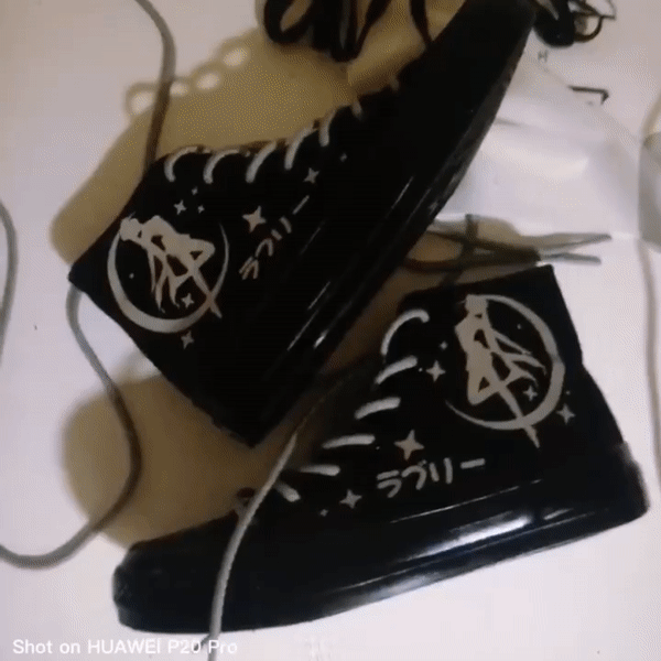 Harajuku Reflective Sailor Moon Canvas Shoes SP14906