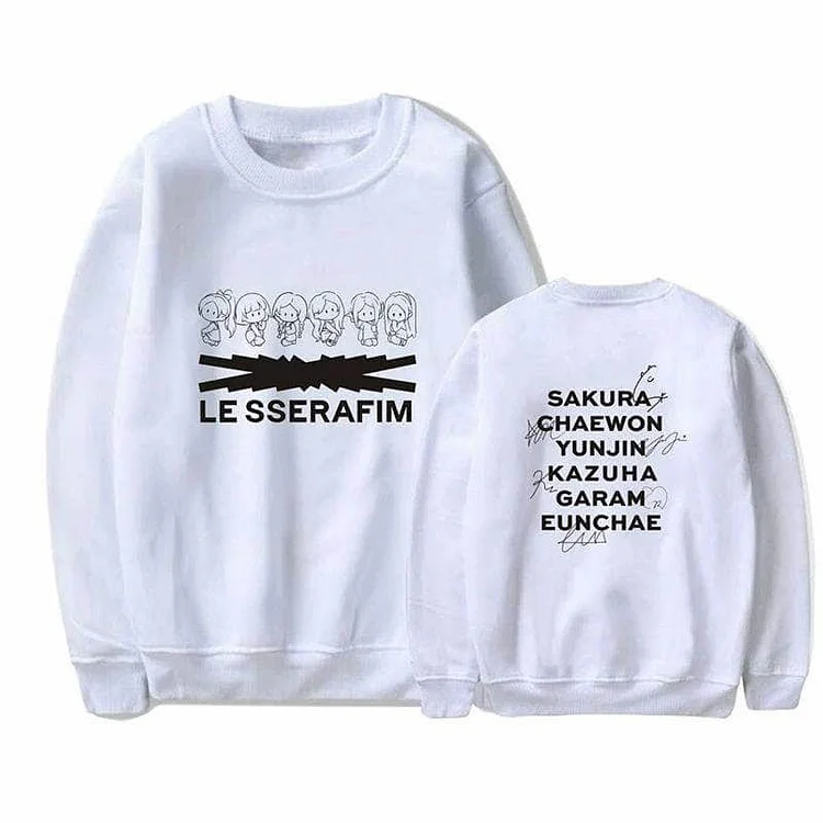 LE SSERAFIM Name Sweatshirt