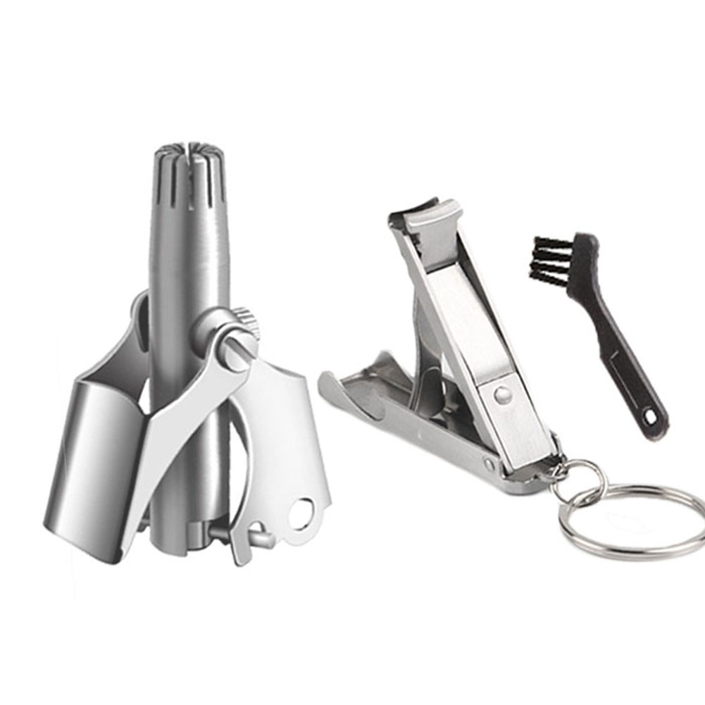 Stainless Steel Nose Hair Clipper Set Portable Manual Nose Ear Hair Razor, 501 Original
Stainless Steel Nose Hair Clipper Set Portable Manual Nose Ear Hair Razor, 501 Original