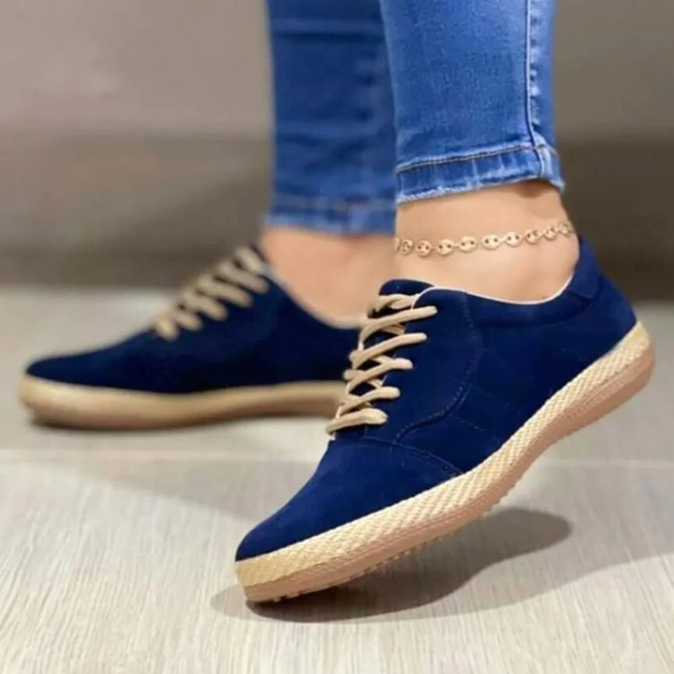 Women's New Round Toe Flat Casual Shoes