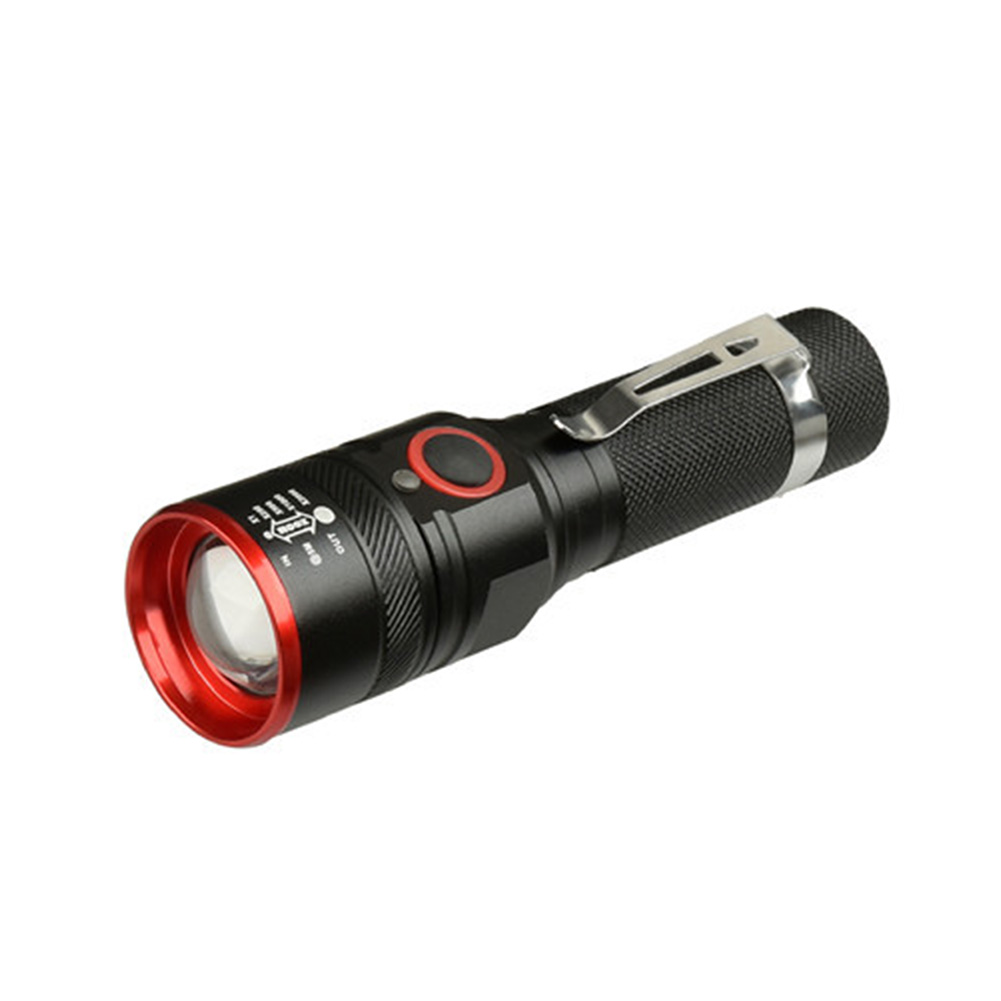 Portable Flashlight with Clip Torch Lamp USB Pocket Outdoor Hiking Lighting, 501 Original
Portable Flashlight with Clip Torch Lamp USB Pocket Outdoor Hiking Lighting, 501 Original