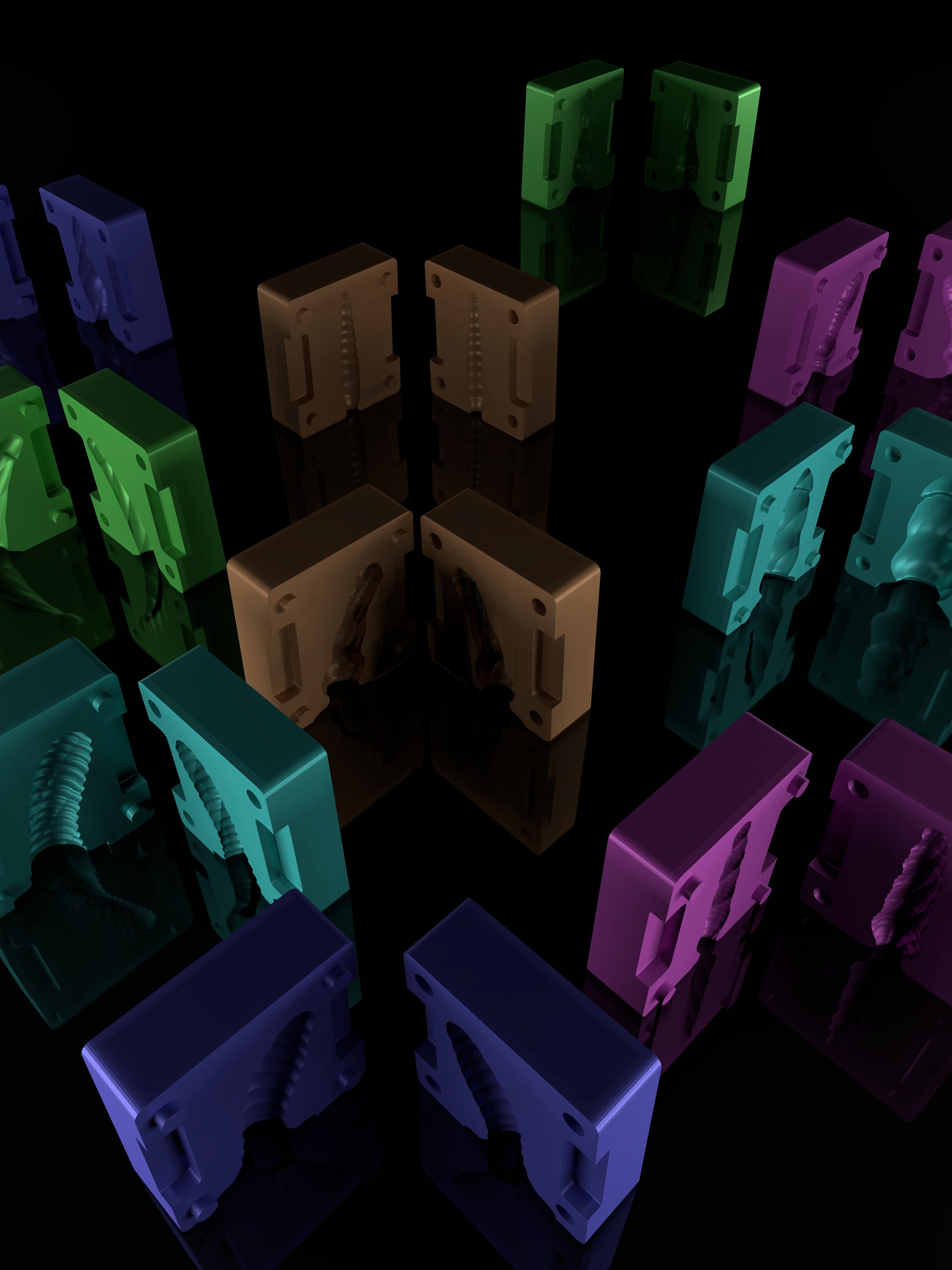 Different Sex Toy Stl Files Mixed Models And Molds For D Printer