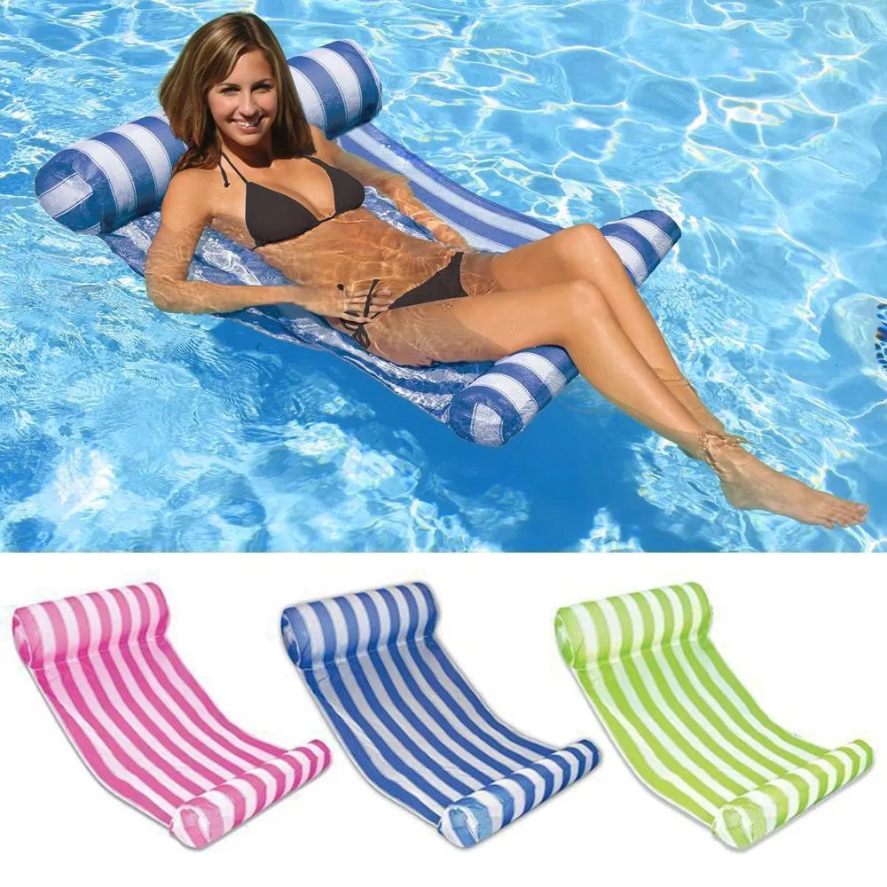 Materasso Gonfiabile Per Piscina 130x60 Cm - Rosa Per Bambini