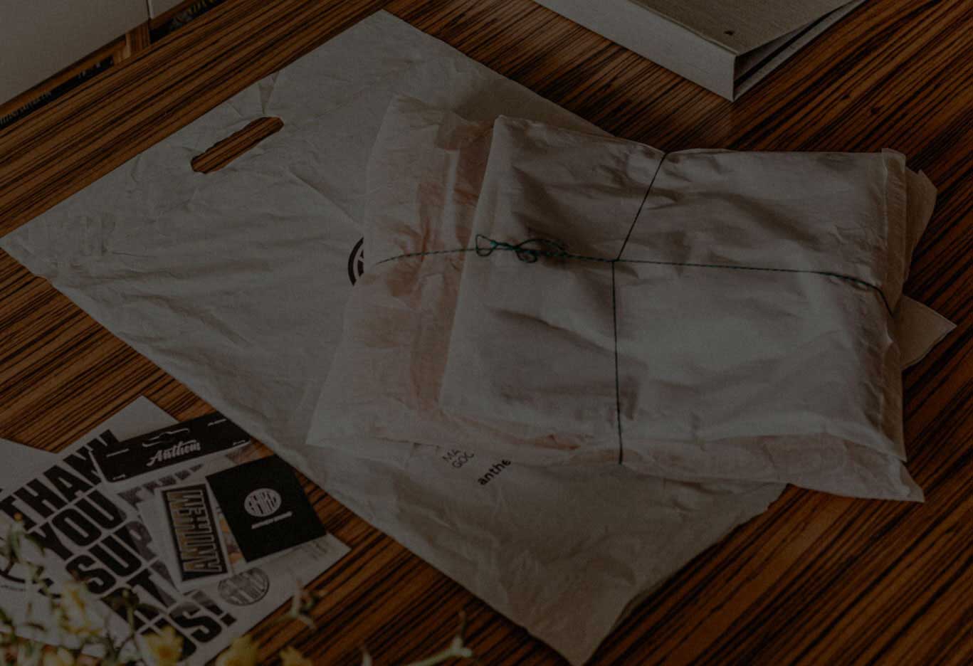 Custom apparel packaging bag with logo for clothing brands, eco-friendly mailer used for shipping swimwear and fashion garments