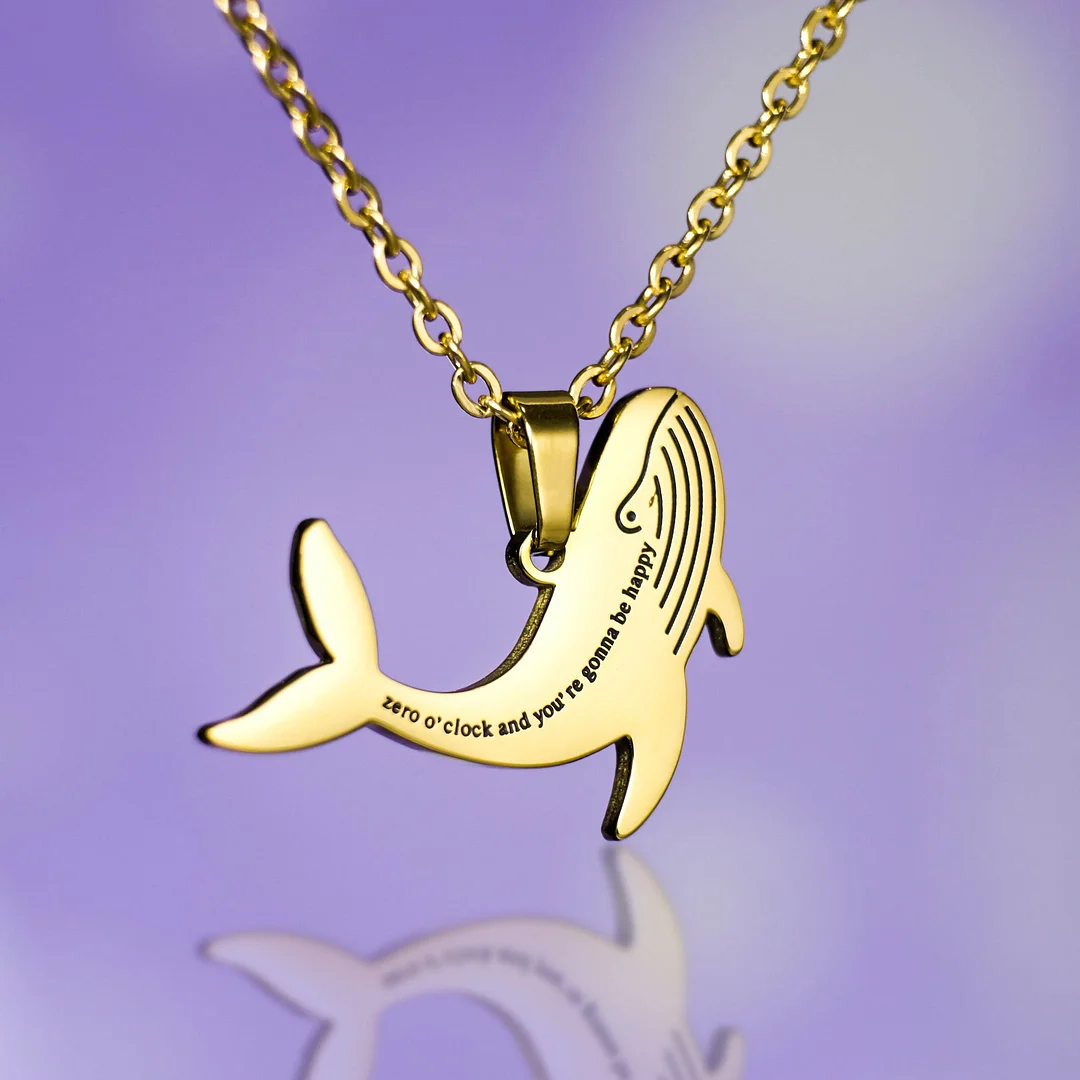 BTS 00:00 Whalien 18k Gold Plated Necklace