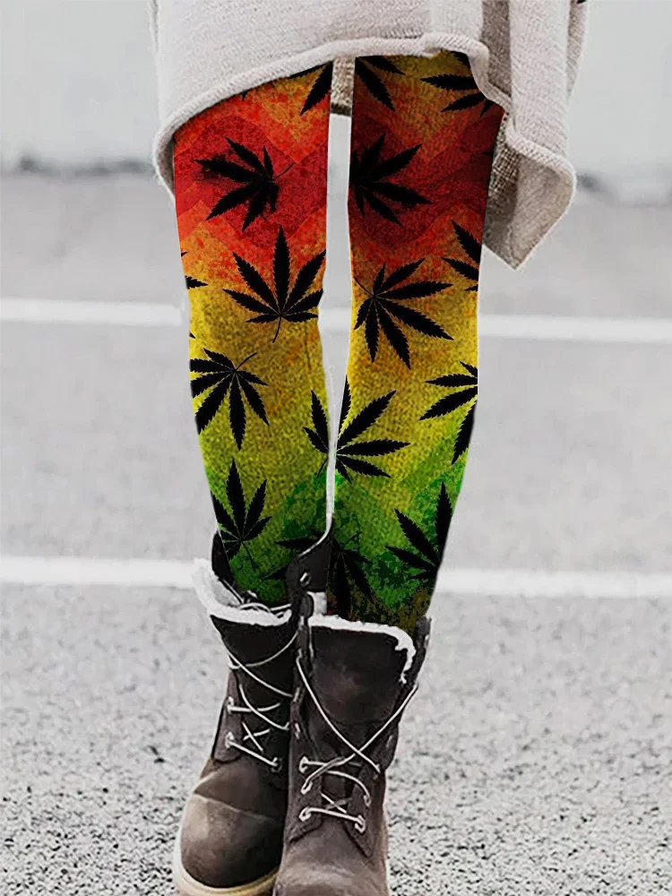 Vefave Black Pride African Color Print Leggings