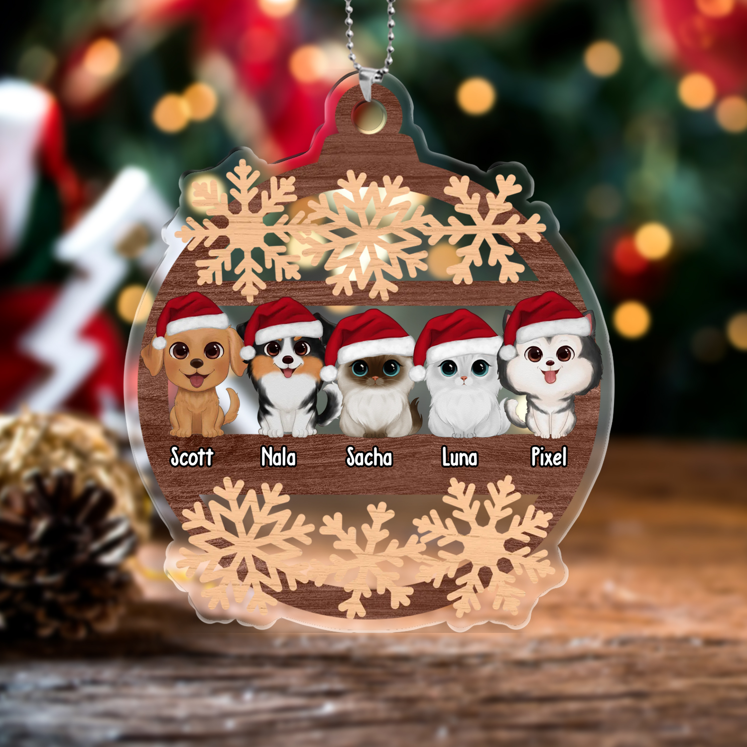 Décoration De Noël Arbre En Plastique Avec Plaque Personnalisable Lettres De Noël Style Festif Ornements De Maison