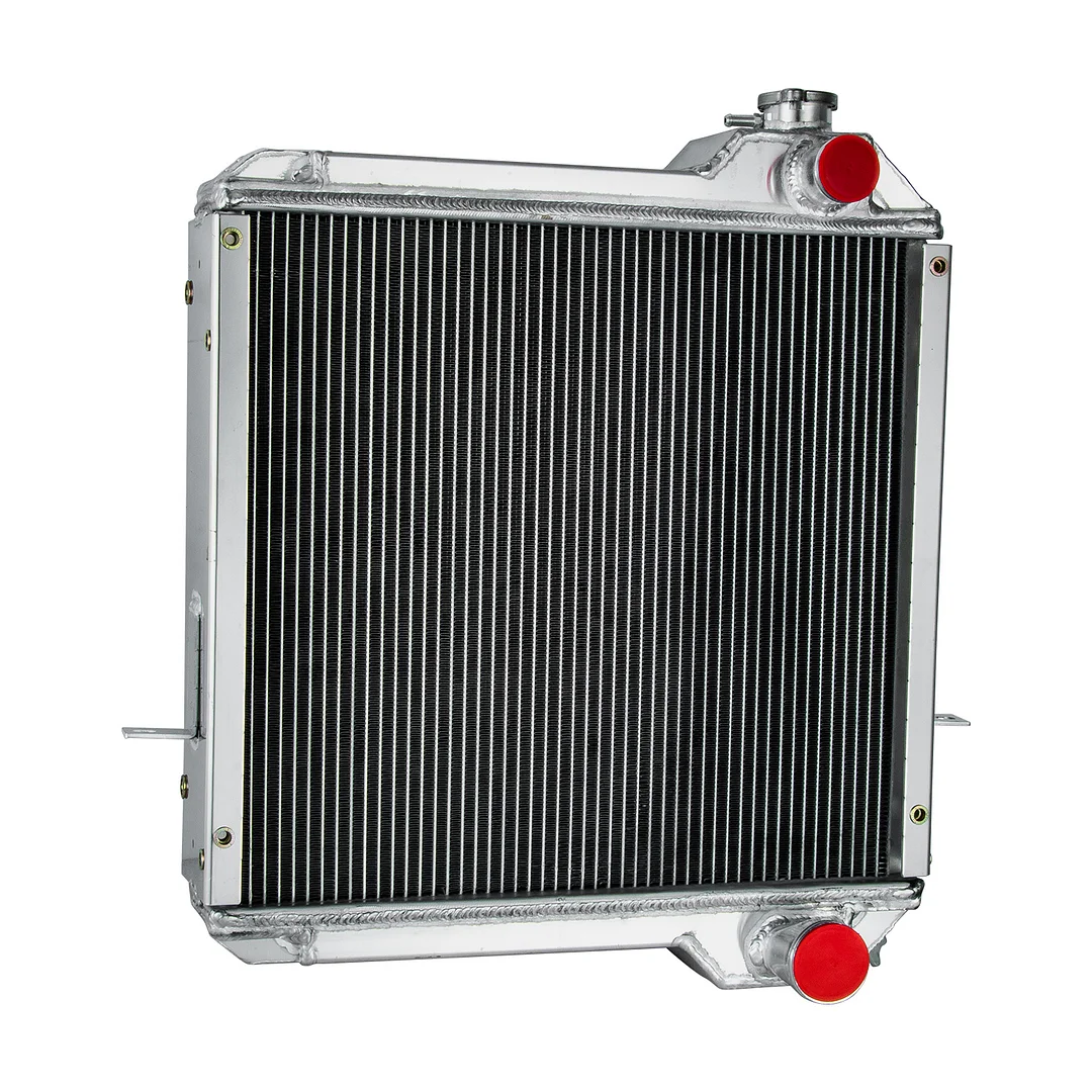 Alloyworks 4 Row Radiator For Case Backhoe 580L 580SL 590SL 584E 585E 234876A1 234876A2