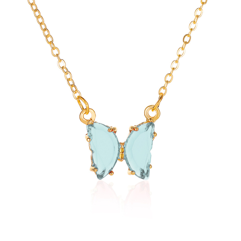 Butterfly Pendant Necklace Women Crystal Chain Statement Fashion Jewelry, 501 Original
Butterfly Pendant Necklace Women Crystal Chain Statement Fashion Jewelry, 501 Original