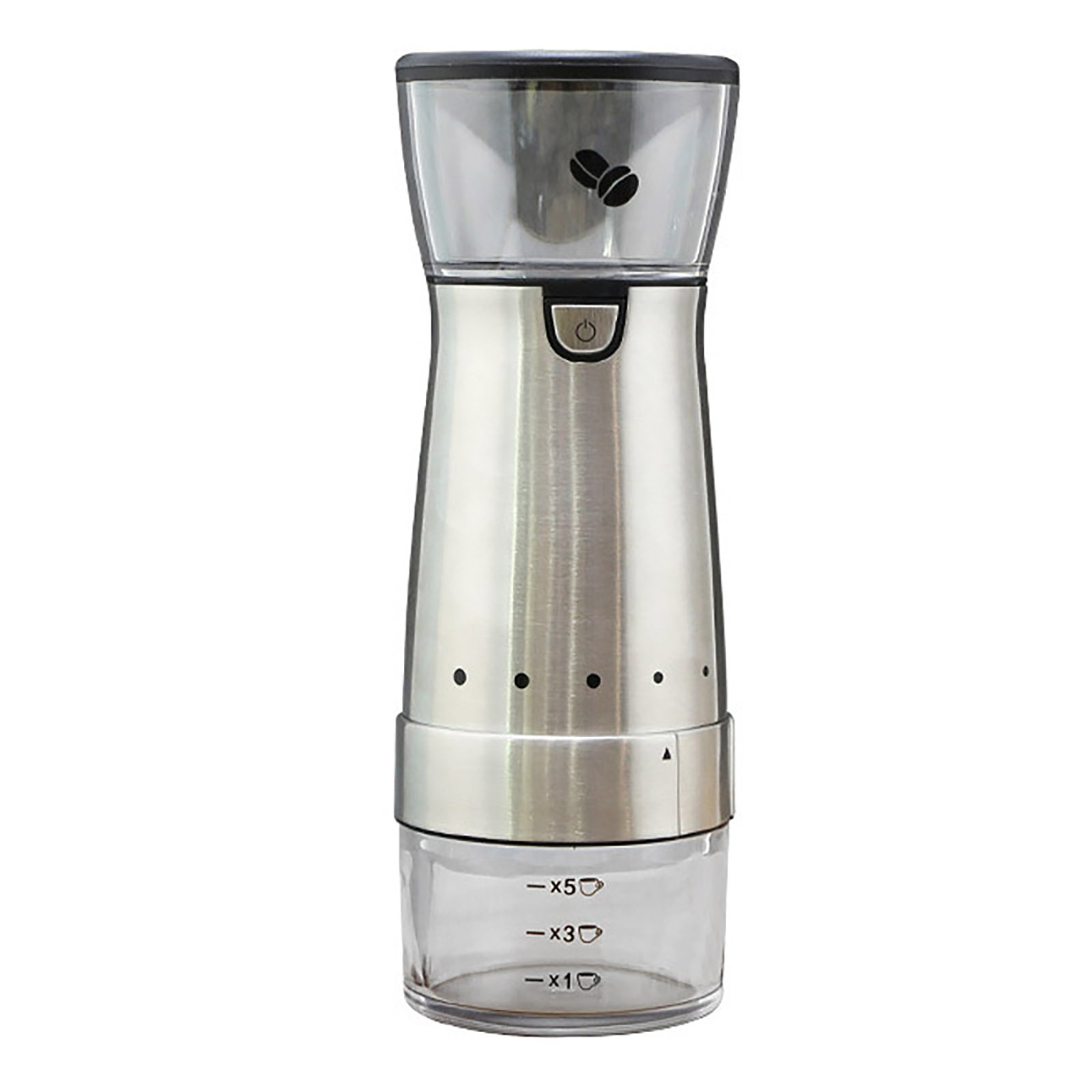 Electric Coffee Grinder - for Herb Spice Nut Grain & Coffee Bean - 15W, Silver grey, 501 Original
Electric Coffee Grinder - for Herb Spice Nut Grain & Coffee Bean - 15W, Silver grey, 501 Original