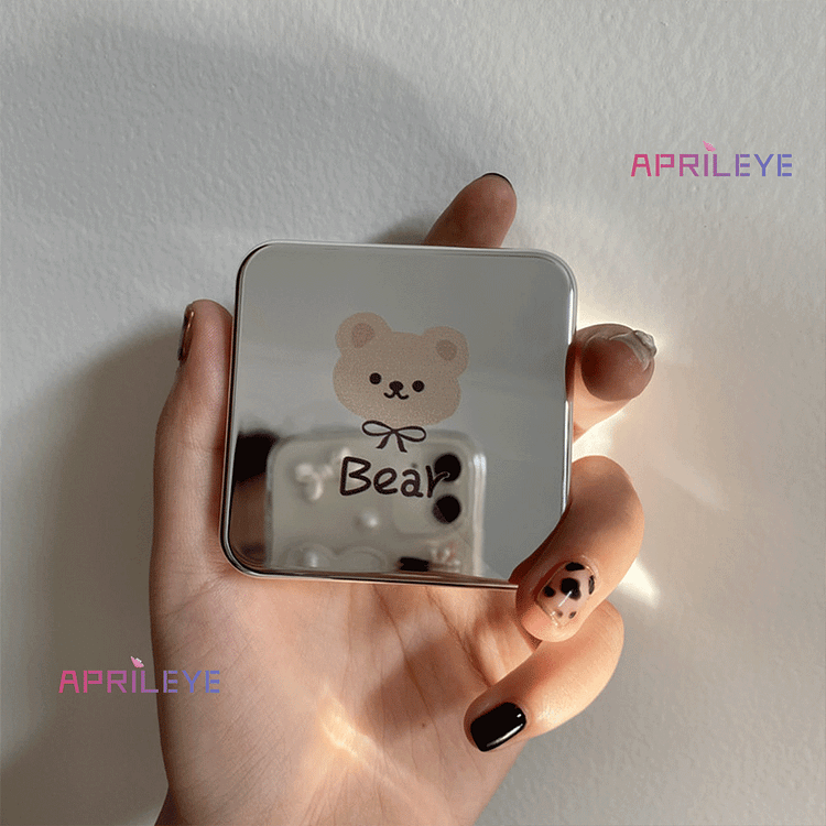 Aprileye Mirror Bear Lens Case