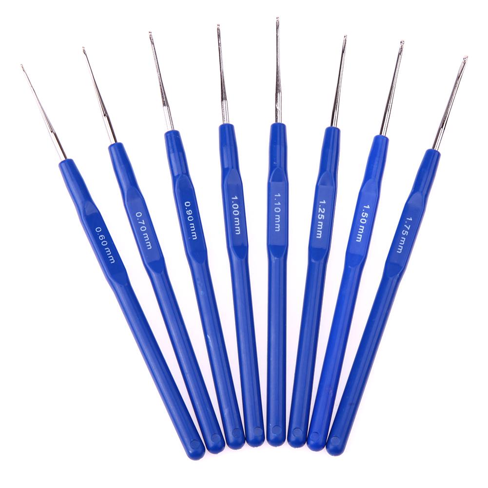 14pcs Soft Handle Crochet Needles Crocheting Hook Set Sweater