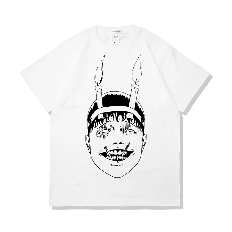 Pure Cotton Junji Ito Horror Manga T-shirt weebmemes