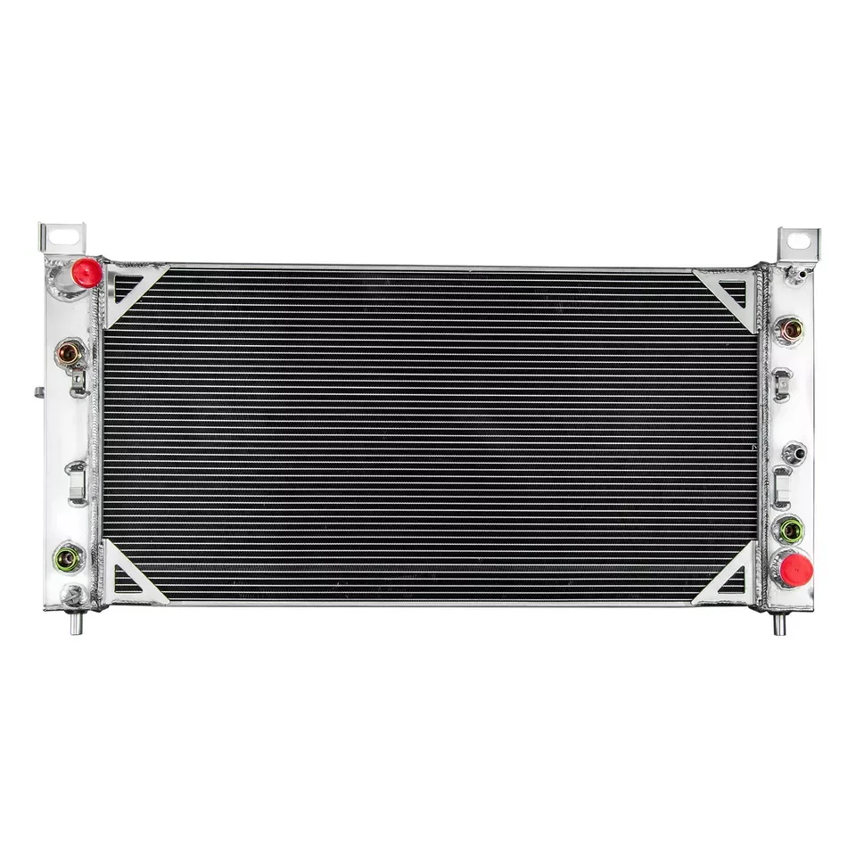 Alloyworks 3 Row Aluminum Radiator For 2001-2002 Chevy Silverado GMC Sierra 2500HD 3500 8.1L
