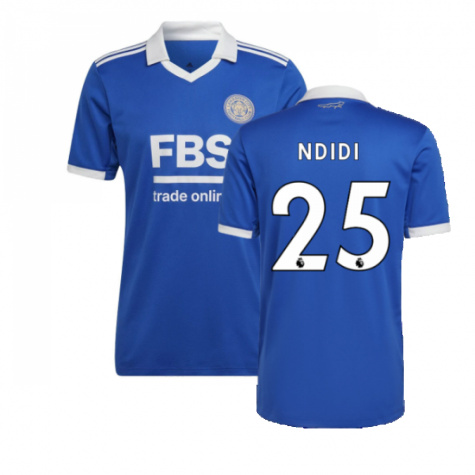 Leicester City Wilfred Ndidi 25 Home Shirt Kit 2022-2023