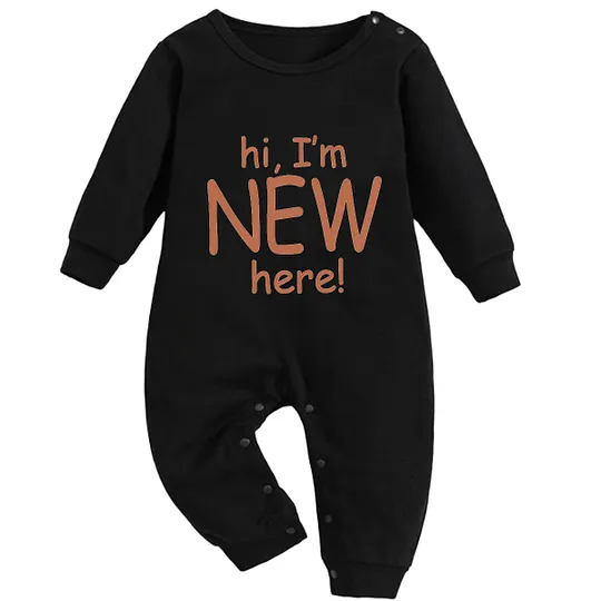 【3M-18M】Hi! I'm New Here Romper