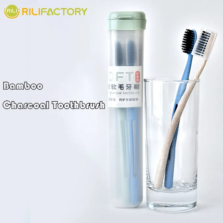 Bamboo Charcoal Toothbrush Rilifactory