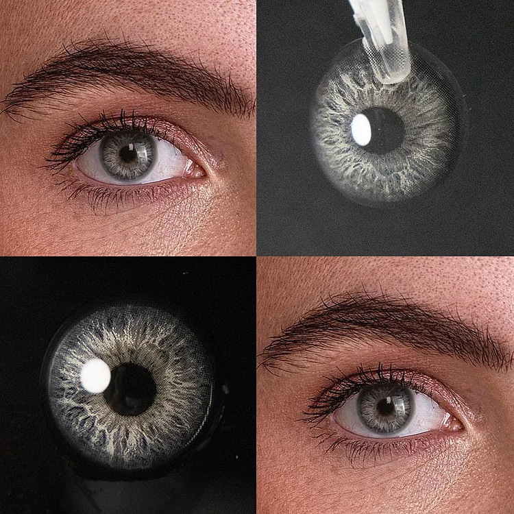 Rococo Courtship Grey Contact Lenses