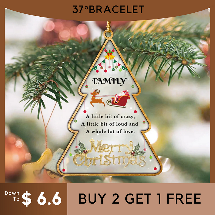 Christmas Tree Ornament - Merry Christmas