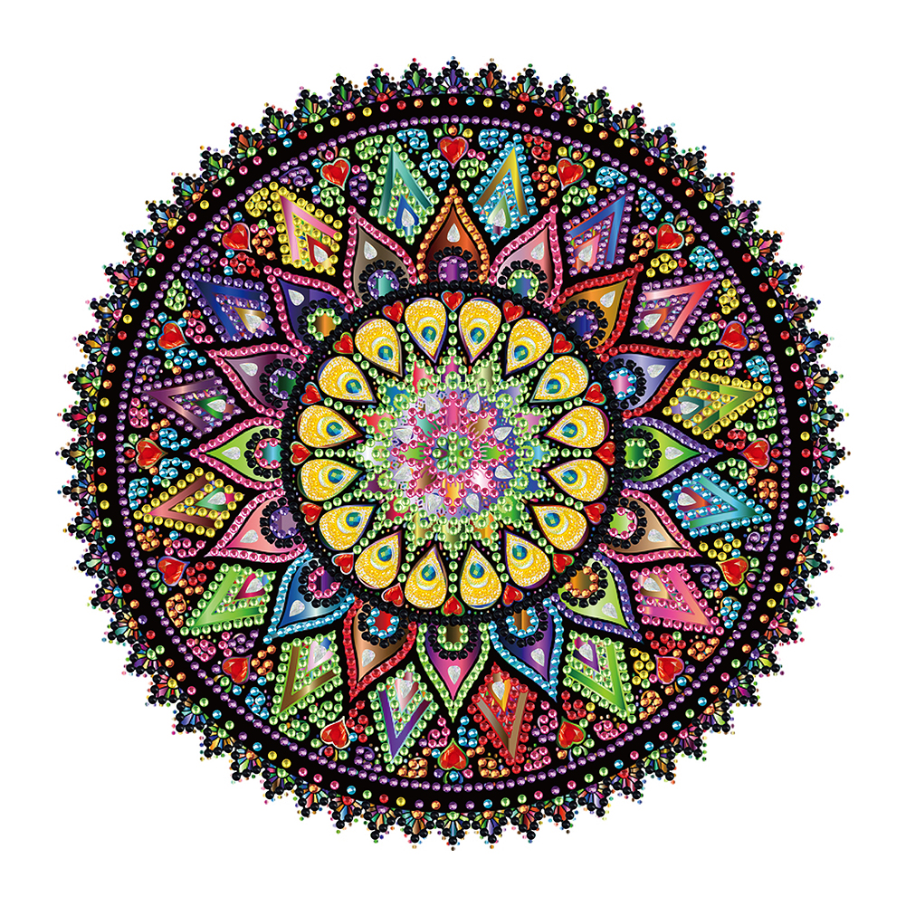 Special-Shaped Diamond Painting - Mandala - 30*30Cm