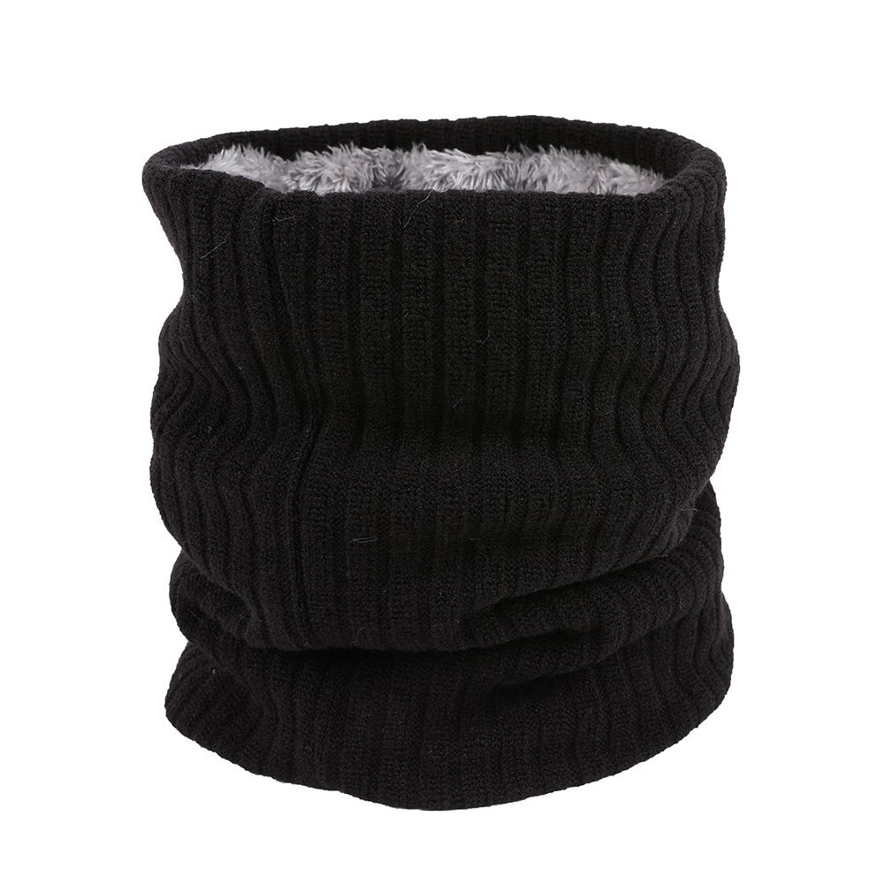Winter Velvet Knitted Collar Scarf Double layer Neck Warmer Snood (Black), 501 Original
Winter Velvet Knitted Collar Scarf Double layer Neck Warmer Snood (Black), 501 Original