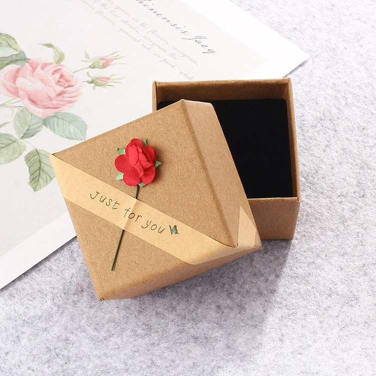 Cajas de regalo con flor de Rosa